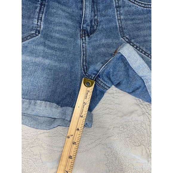 PTCL Denim Shorts Womens 28 High Rise Roll Cuff‎ Summer Casual Ethical - Picture 7 of 7